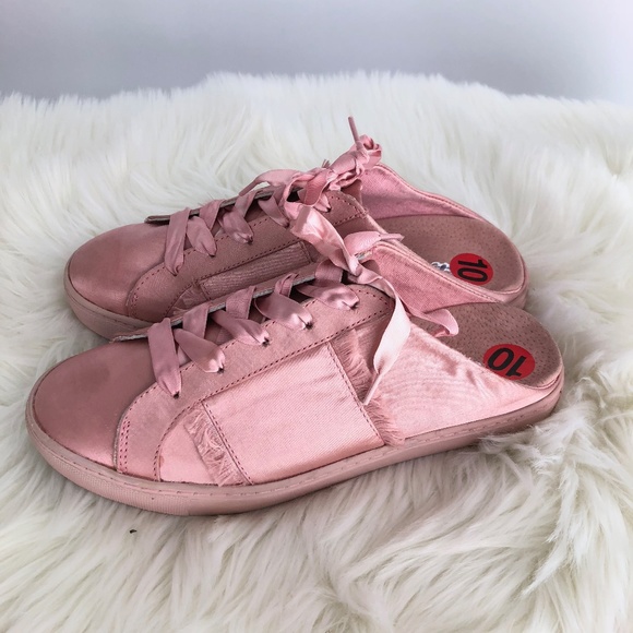 Free People Shoes - NEW Free People Satin Lace-up Slide Sneakers